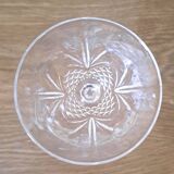 6 verres à vin en cristal