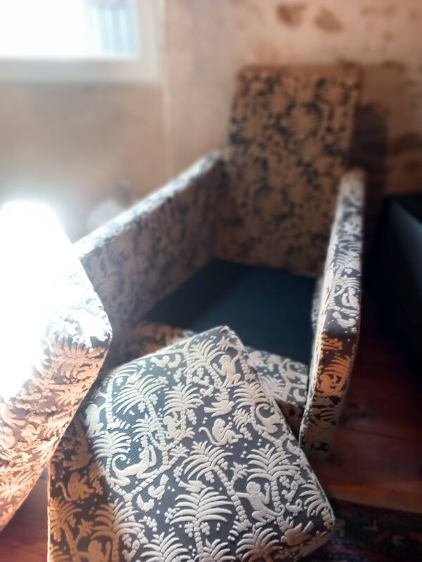 Original fauteuil ''singes