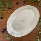 Plat de service ancien en faïence de Choisy-le-Roi