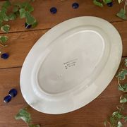Plat de service ancien en faïence de Choisy-le-Roi