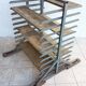 Etagère industrielle Meuble de métier métal et bois