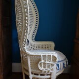 White Emmanuelle armchair