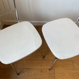 Pair of chrome chairs