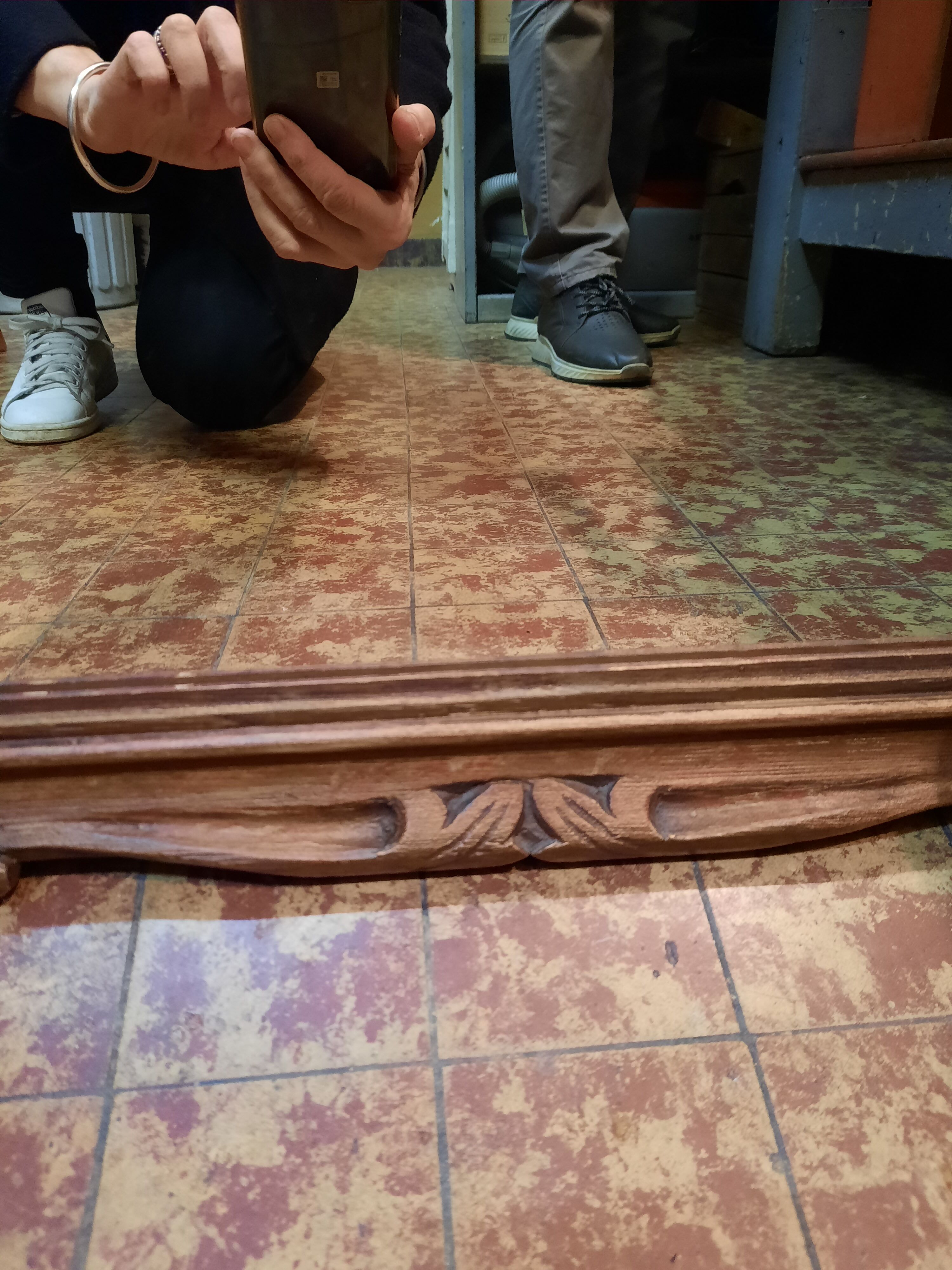 Miroir en bois doré