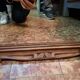 Miroir en bois doré