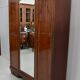 Wardrobe, walnut and mahogany, art deco - 1930 / 1940