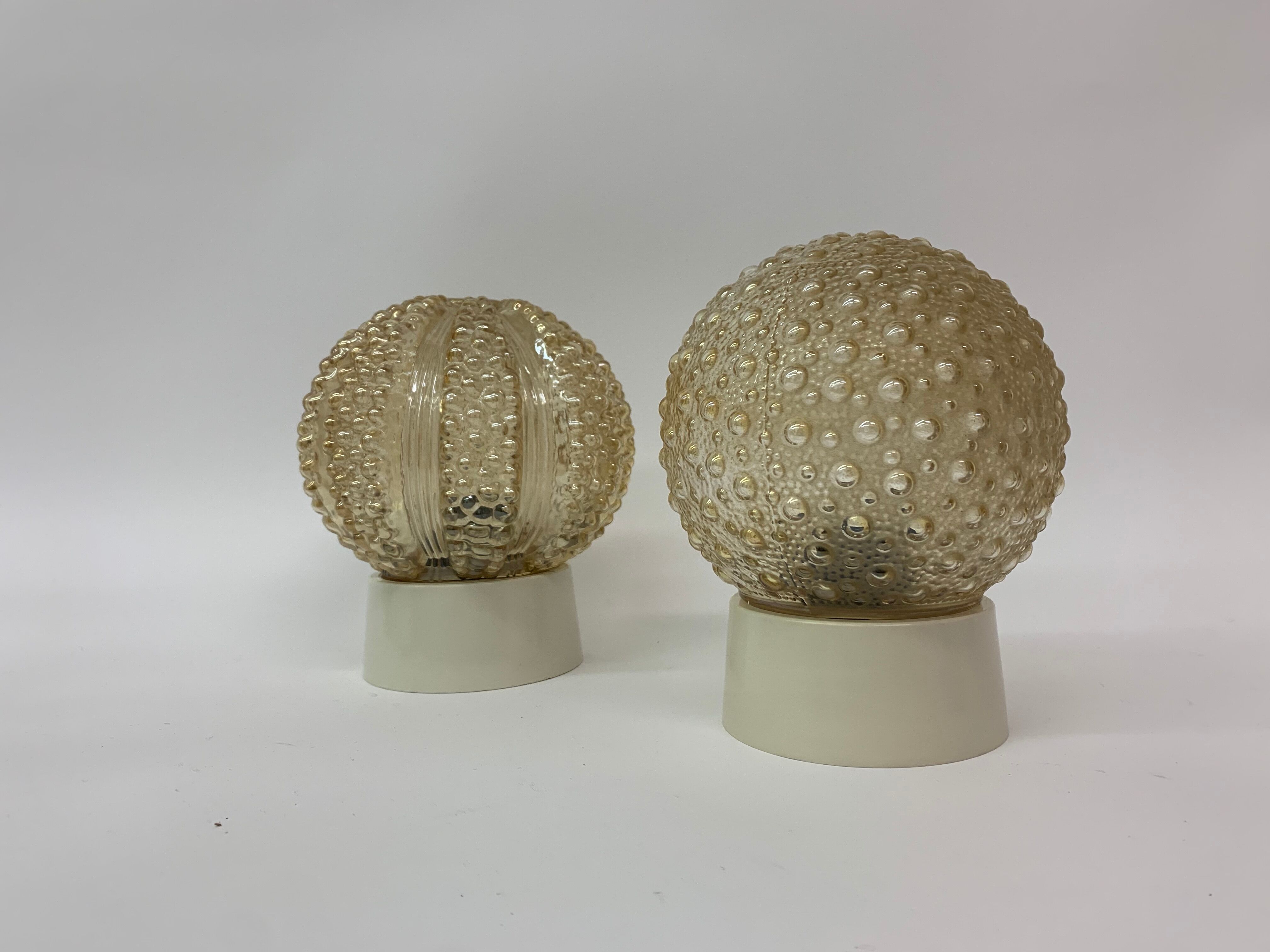Bubble glass lamps 1970