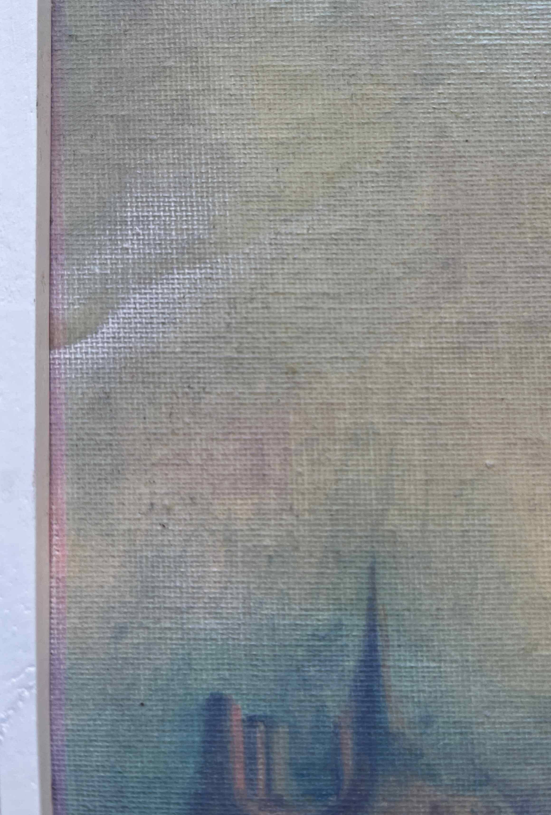 HST/P painting "Notre Dame de Paris" by Franco Pagnetti from Pesaro