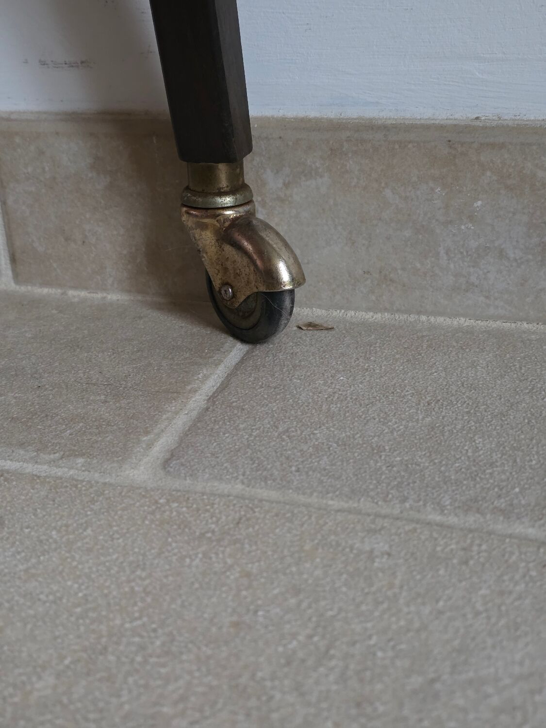 Mahogany and glass side table