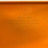 Ensemble de 4 tables Quattro Gatti jaune moutarde par Mario Bellini, C&B Italia