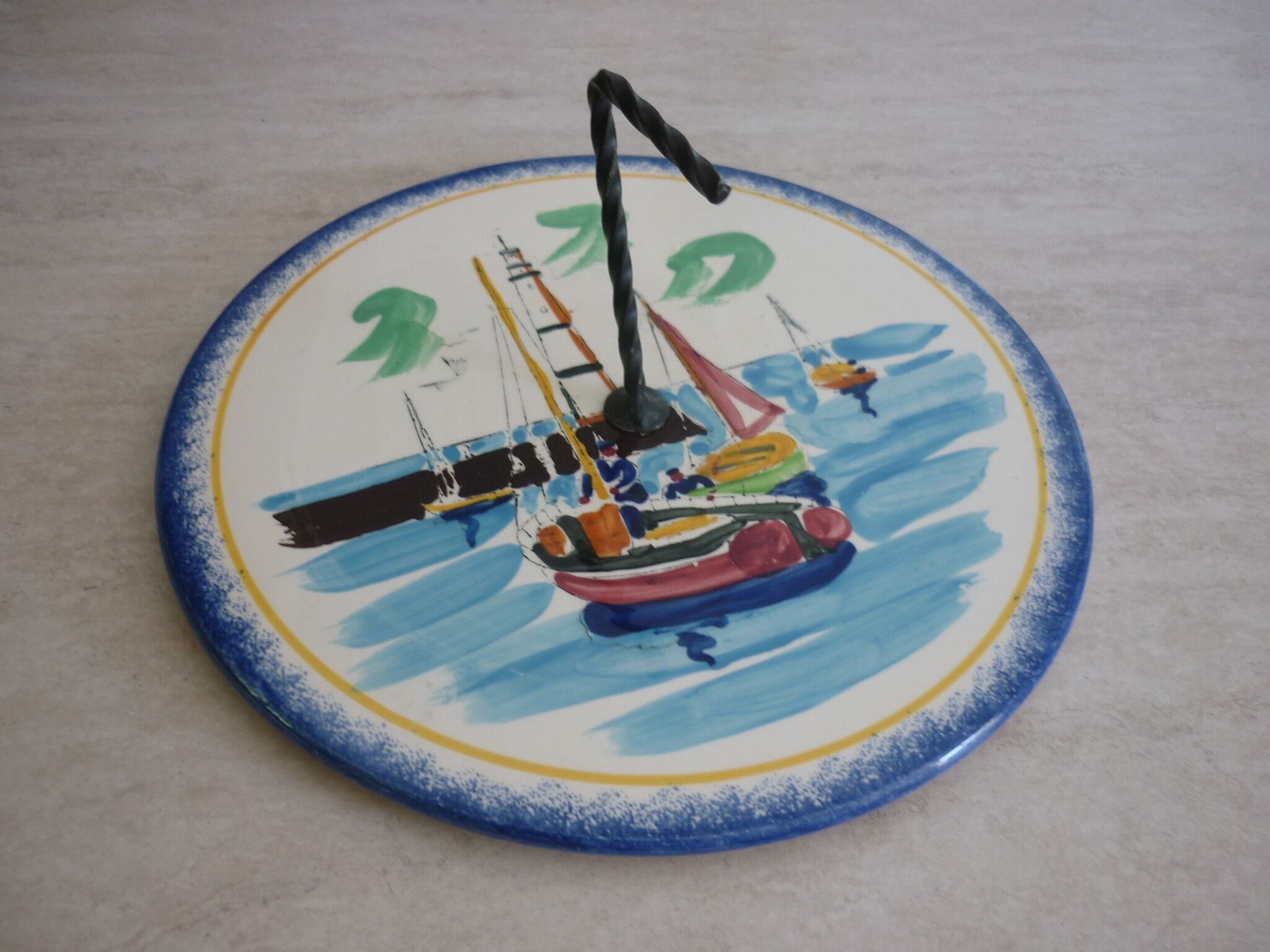 Cheese platter The lighthouse and the port