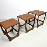 Vintage nest of tables by G-Plan 1960's