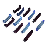 12 glass knife holders in 2 colors