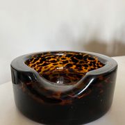 XXL pocket tray Murano 1970 Italian design blown glass