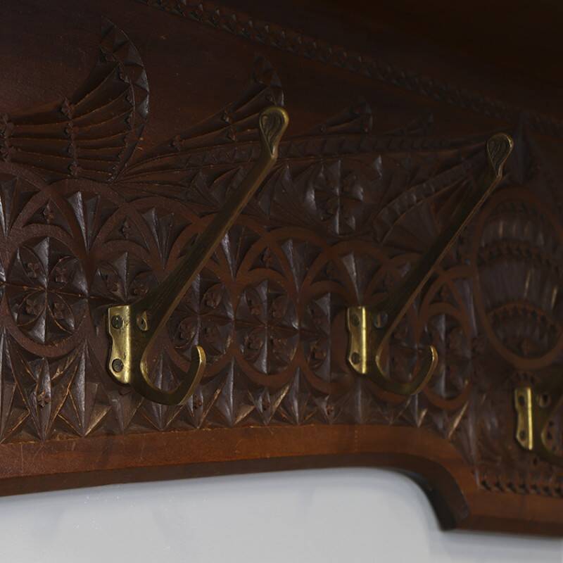 Antique Art Nouveau coat rack