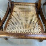Pair Edwardian Steamer Deck Chairs