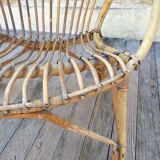 Rattan basket chair