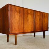 Buffet en palissandre danois vintage rétro des années 50 par Poul Hundevad