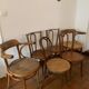 Lot de 4 chaises bistrot et deux fauteuils bistrot