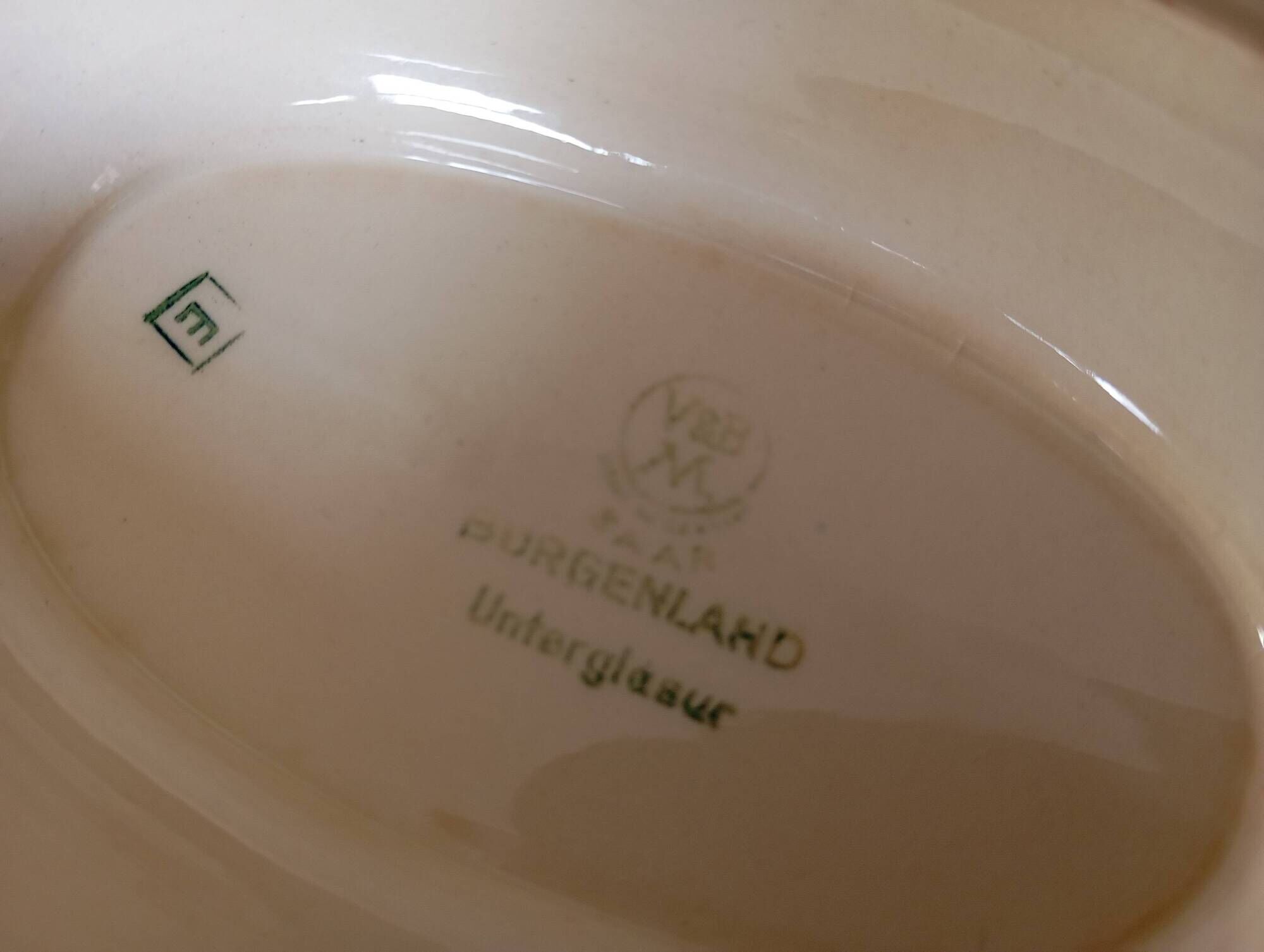 Saucière 'Burgenland' bleu Villeroy & Boch Mettlach