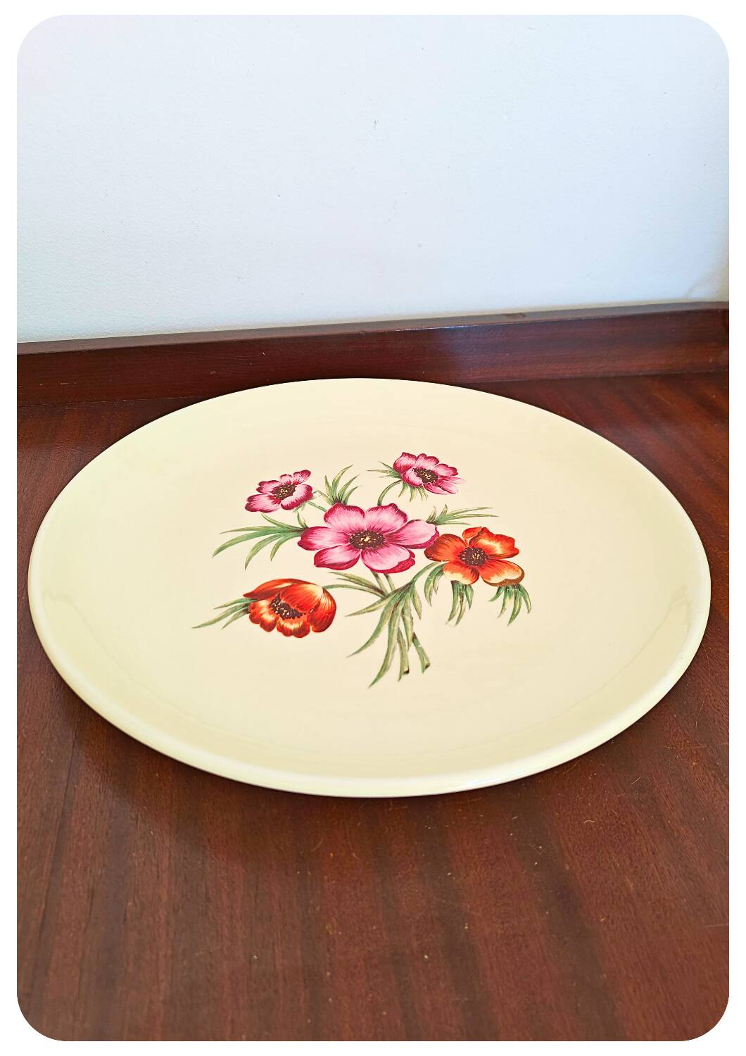 Grand plat Anemone Salins France