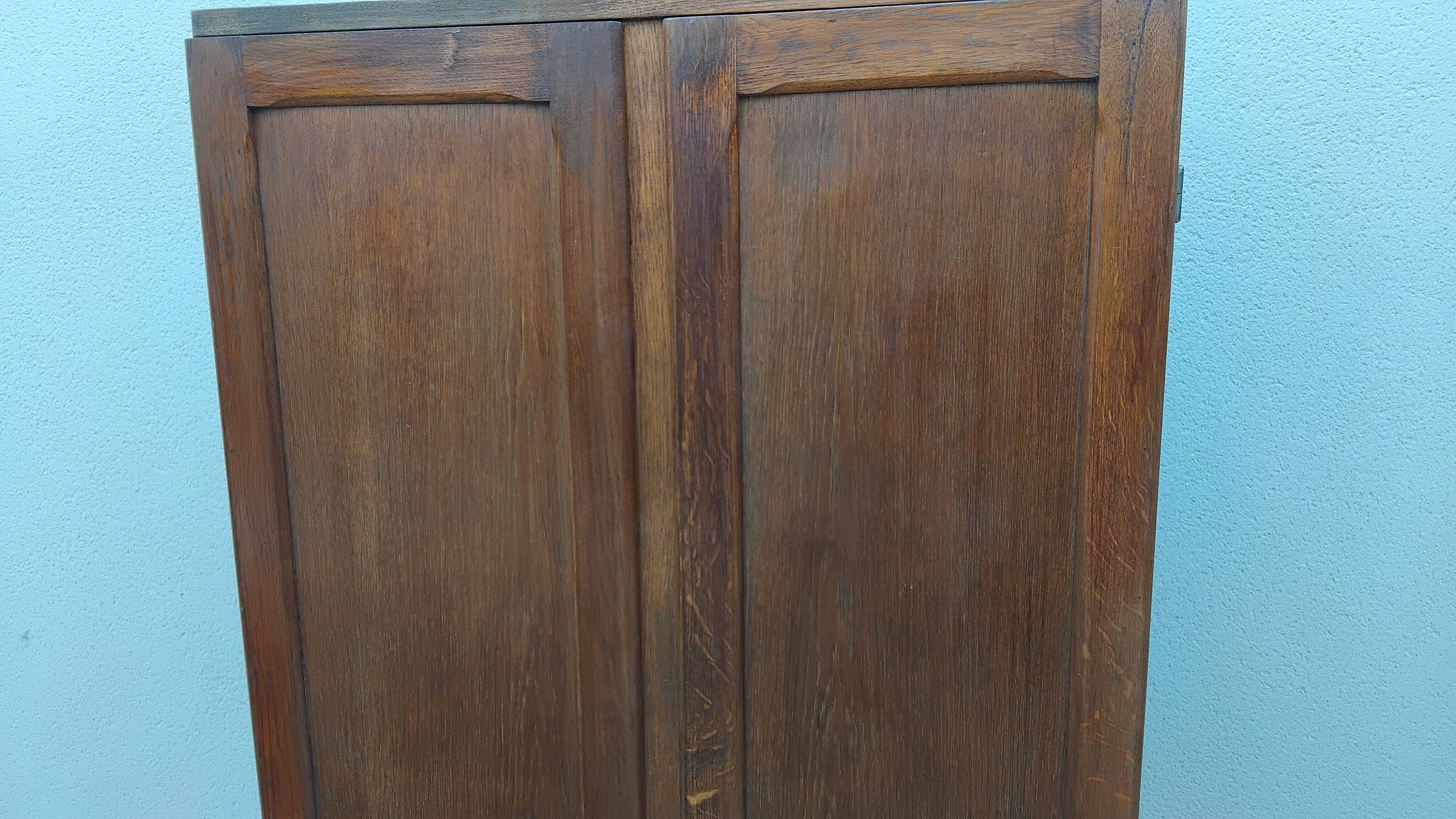 Old small double vintage wardrobe