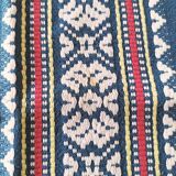 grande nappe et 11 serviettes vintage basque bleu indigo,