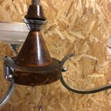 Chandelier 3 burners glass of Clichy