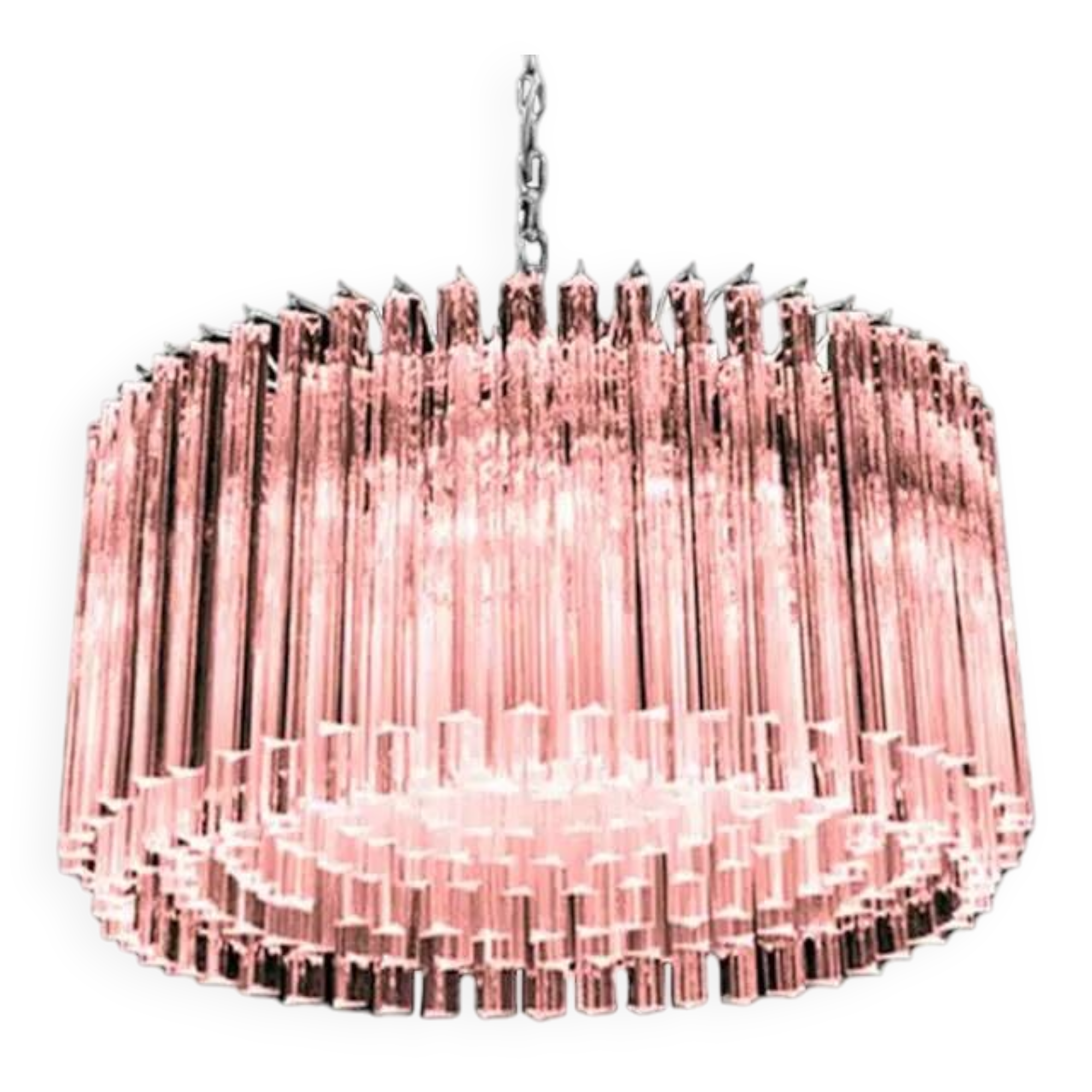 Lustre italien moderne du milieu du siècle « Concava » de Triedro