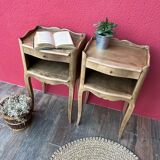 Pair of Louis XV style bedside tables