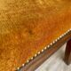 2 vintage style Directoire or Empire armchairs / cabriolets – orange velvet
