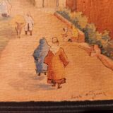 Orientalist watercolour signed Henri Noizeux