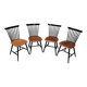 4 Scandinavian 60's Samcom lounge chairs
