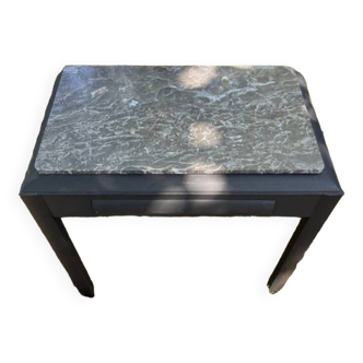 Console table en bois et marbre