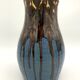 Old enamelled sandstone vase, by Joseph Talbot, Sandstone of La Borneé - 1930s