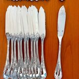 Christofle Marly model, fish cutlery, excellent condition