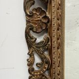 Napoleon III style mirror in carved wood, 20th century.