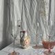 Set of 3 vintage pink champagne flutes H22