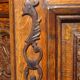 Solid oak wardrobe, Renaissance style