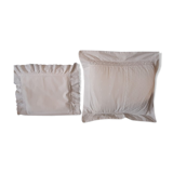 Embroidered old pillowcases