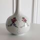 Wallendorf porcelain vase 1764, hand-painted floral decoration