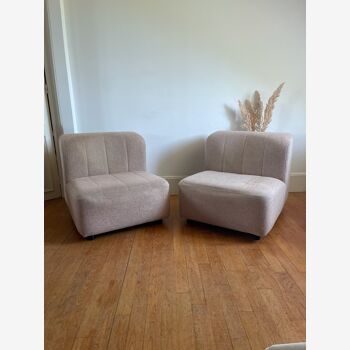 Pair of "Novemila" armchairs by Tito Agnolin Arflex