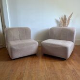 Pair of "Novemila" armchairs by Tito Agnolin Arflex