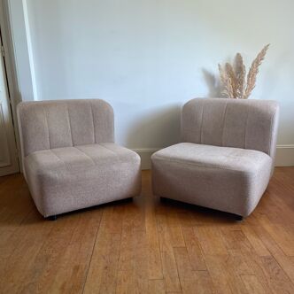 Pair of "Novemila" armchairs by Tito Agnolin Arflex