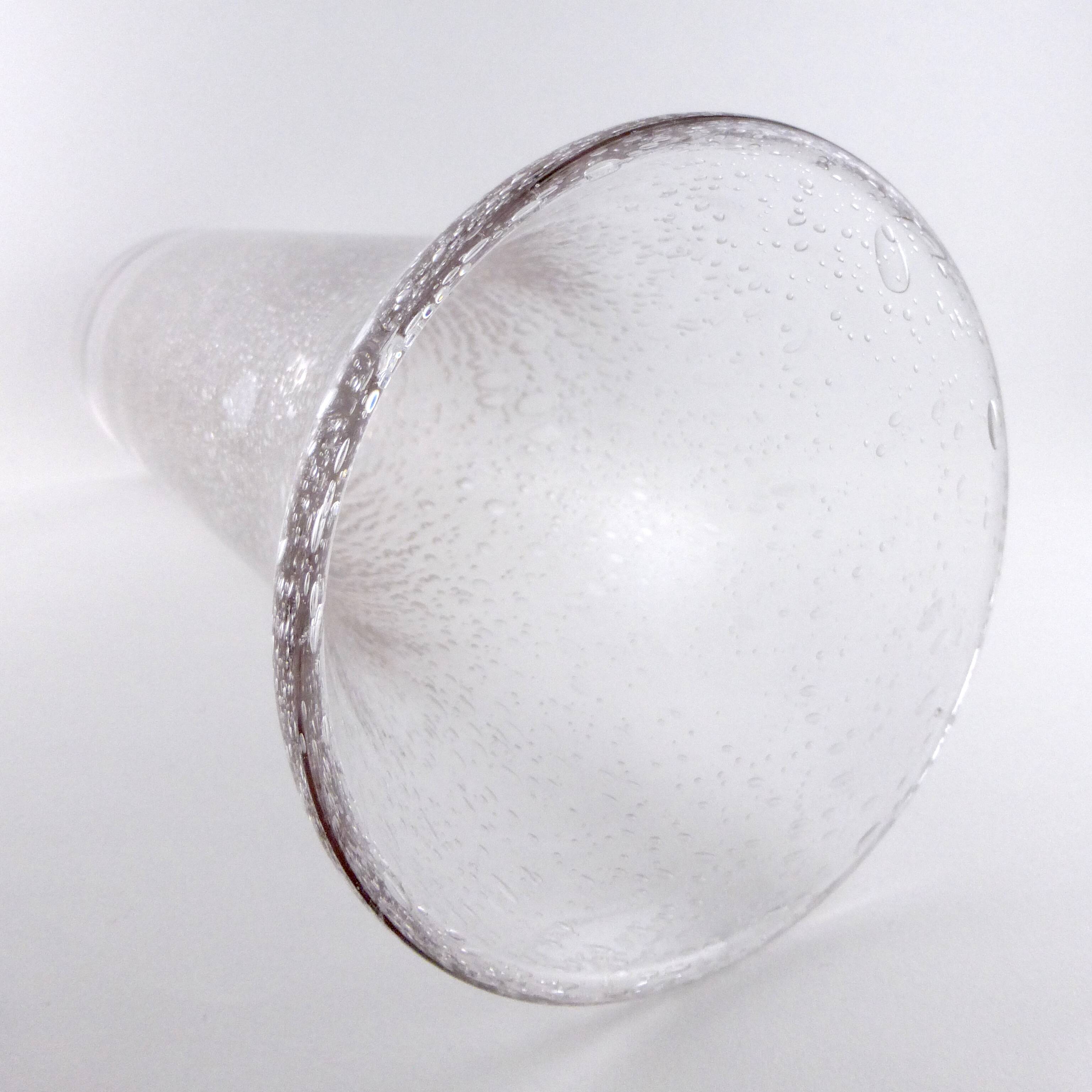 Bubble glass vase - around 1960