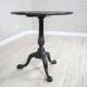 English Walnut Side Table with Tilted Top, 1890s