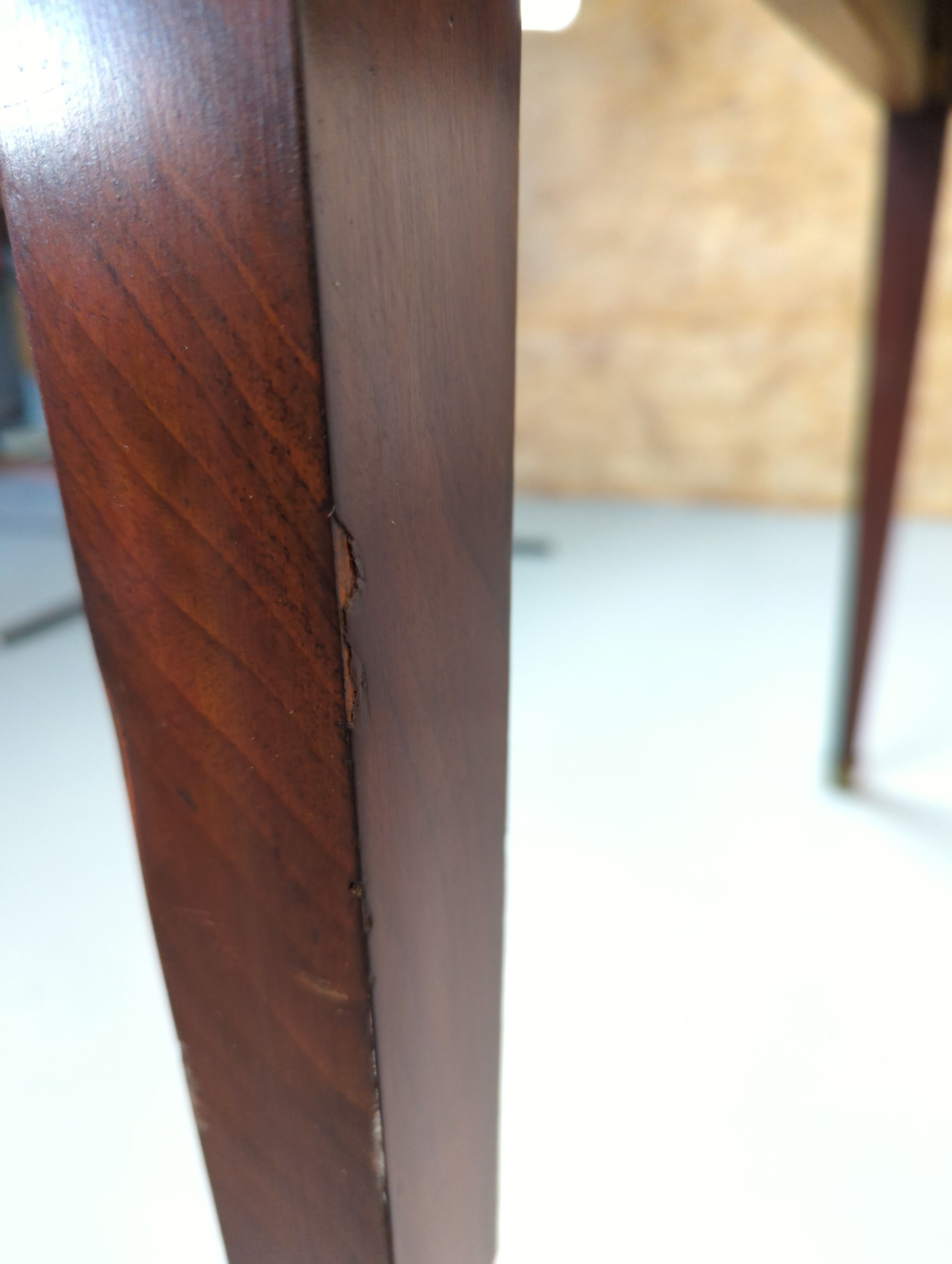 Game table wallet mahogany veneer era empire