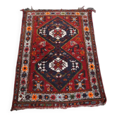 Tapis oriental avec 2 motifs en losange 130x90cm