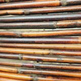 Ancien paravent 3 volets 1970 vintage