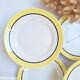 Yellow flat plates Badonviller